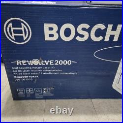 Bosch GRL 2000-40HVK Self-Leveling Horizontal/Vertical Rotary Laser Kit 2000 New