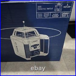 Bosch GRL 2000-40HVK Self-Leveling Horizontal/Vertical Rotary Laser Kit 2000 New