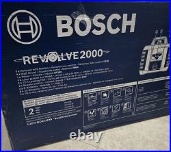 Bosch GRL 2000-40HVK Self-Leveling Horizontal/Vertical Rotary Laser Kit 2000 New