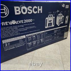 Bosch GRL 2000-40HVK Self-Leveling Horizontal/Vertical Rotary Laser Kit 2000 New