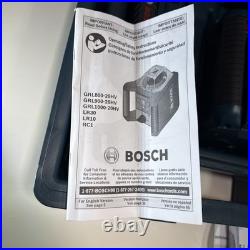 Bosch Self-Leveling Horizontal/Vertical Rotary Laser Kit GRL900-20HVK FOR PARTS Bosch Self-Leveling Horizontal/Vertical Rotary Laser Kit GRL900-20HVK FOR PARTS