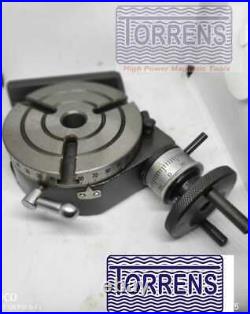 Brand New 100mm 4 Rotary Table 3 Slot MT2 Bore Engineering Tools Milling