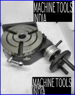 Brand New 100mm 4 Rotary Table 3 Slot MT2 Bore Engineering Tools Milling MTI