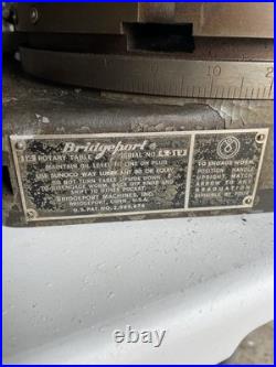 Bridgeport 12 Rotary Table