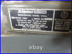 Bridgeport 12 Rotary Table includes Right Angle Mount