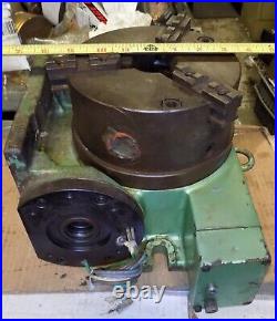 CNC horizontal vertical 4th axis rotary table with 6 Dia manual scroll chuck CNC horizontal vertical 4th axis rotary table with 6 Dia manual scroll chuck