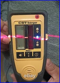 CST BERGER RL25H Horizontal / Vertical Rotary Laser RD5 Receiver Fast Shipping