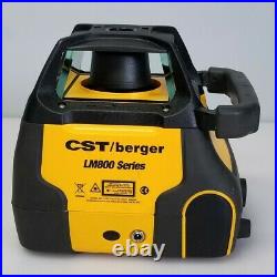 CST Berger LM800 Horizontal & Vertical Rotary Laser Kit with Hard Case, No Charger