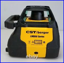 CST Berger LM800 Horizontal & Vertical Rotary Laser Kit with Hard Case, No Charger