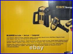 CST/Berger RL50HVCK Horizontal/Vertical Rotary Laser Kit New