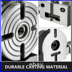 Compact 6 Horizontal & Vertical Milling Rotary Table with Indexing Plate Set