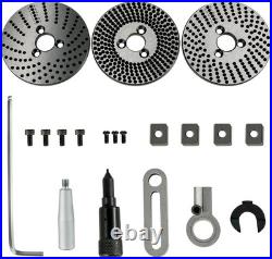Compact 6 Horizontal & Vertical Milling Rotary Table with Indexing Plate Set