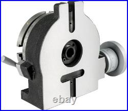 Compact 6 Horizontal & Vertical Milling Rotary Table with Indexing Plate Set
