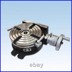 Diameter 200mm Milling Machine Horizontal Vertical Rotary Table High Precision