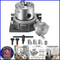Durable HT250 Rotary Table 4''/100mm for Horizontal & Vertical Milling Precision