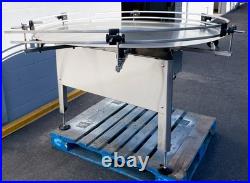 E-Pak Variable Speed Industrial Rotary Accumulation Packaging Infeed Turntable E-Pak Variable Speed Industrial Rotary Accumulation Packaging Infeed Turntable