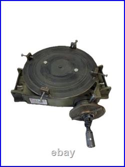 Enco 8 Rotary Table Horizontal Vertical with Index Plate Crank Milling Machine