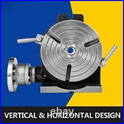 Equip Rotary Table 8 Inch/200 Mm Horizontal Vertical Rotary Table 3slot Rotary T