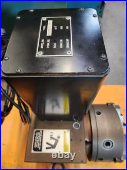 Fadal VH65 Rotary Table (only used once since new) color black- with tail stock