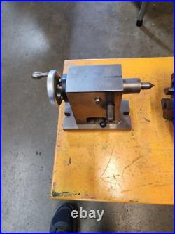 Fadal VH65 Rotary Table (only used once since new) color black- with tail stock