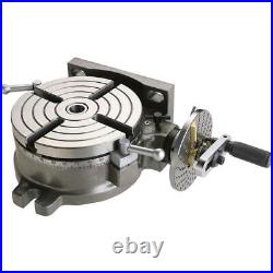 Grizzly Industrial 6 Rotary Table with Dividing Plates Dual Position Cast Iron