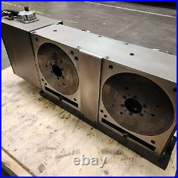 HAAS HRT210-2 4th AXIS ROTARY SIGMA 5 2 HEADS, SEE VIDEO
