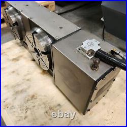 HAAS HRT210-2 4th AXIS ROTARY SIGMA 5 2 HEADS, SEE VIDEO