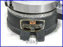 HOMGE Precision Tool 6 Rotary Table Vertical Horizontal 3 Slot Face NEVER USED