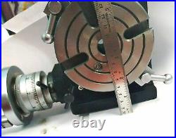 HV4 (110MM Diameter) Horizontal Vertical Rotary Table For Milling Machine Tool