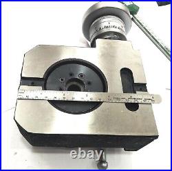 HV4 (110 MM Dia) Horizontal Vertical Rotary Table MT2 Bore For Milling-USA STOCK HV4 (110 MM Dia) Horizontal Vertical Rotary Table MT2 Bore For Milling-USA STOCK