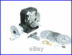 HV4 (110 MM) HORIZONTAL VERTICAL ROTARY TABLE +DIVIDING PLATE SET for INDEXING