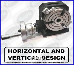 HV4 (110 MM) Horizontal Vertical Rotary Table Milling Machine