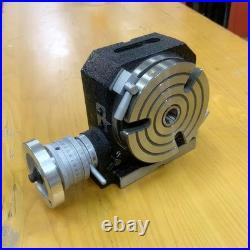 HV5 125mm Rotary Table Vertical/Horizontal Indexing for Milling Machine