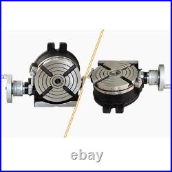 HV5 125mm Rotary Table Vertical/Horizontal Indexing for Milling Machine