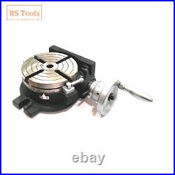 HV6-4 slots Horizontal Vertical Rotary Table 150 mm 6 inch for Milling Machine