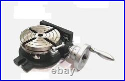 HV6-4 slots Horizontal Vertical Rotary Table 150 mm 6in inch for Milling Machine