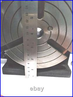 HV6-6 (150 mm) Rotary Table 3 Slots Horizontal Vertical + Dividing Plate USA