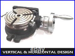 HV6 6 (50 mm) Rotary Table 3 Slots Horizontal Vertical (USA FULFILLED)