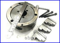 HV6 Rotary Table (150 mm -6 Inches)+125 mm 3 jaws self centering chuck-Milling