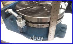 HV8 Horizontal Vertical Rotary Table MT3 3Slot 360° Milling Table- USA FULFILL