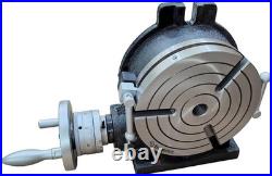 HV8 Horizontal Vertical Rotary Table MT3 3Slot 360° Milling Table USA Fulfilled