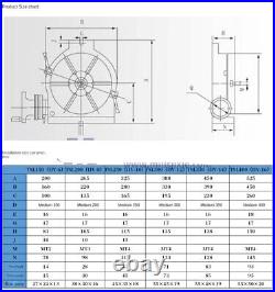 HV-4 Indexing Plate Vertical and Horizontal Rotary Table with 80mm Chucks