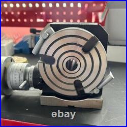 HV-4 With80mm Chuck Vertical Horizontal Indexing Plate Rotary Table Indexing Head