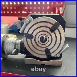 HV-4 With80mm Chuck Vertical Horizontal Indexing Plate Rotary Table Indexing Head