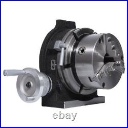 HV-4 With80mm Chuck Vertical Horizontal Indexing Plate Rotary Table Indexing Head