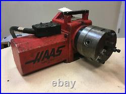 Haas 4th axis rotary indexer with HA5C Control