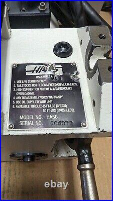 Haas HA5C Drive Programmable Rotary Table with Haas Servo Control