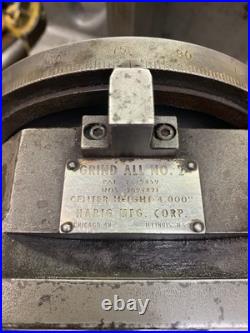 Harig Grind All No. 2 #2 Rotary Grinding Table Spin Indexer Indexing Fixture