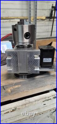 High Precision CNC Rotary Table with Stepper Motor High Precision CNC Rotary Table with Stepper Motor