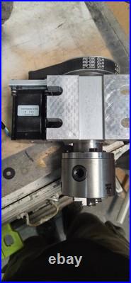 High Precision CNC Rotary Table with Stepper Motor High Precision CNC Rotary Table with Stepper Motor